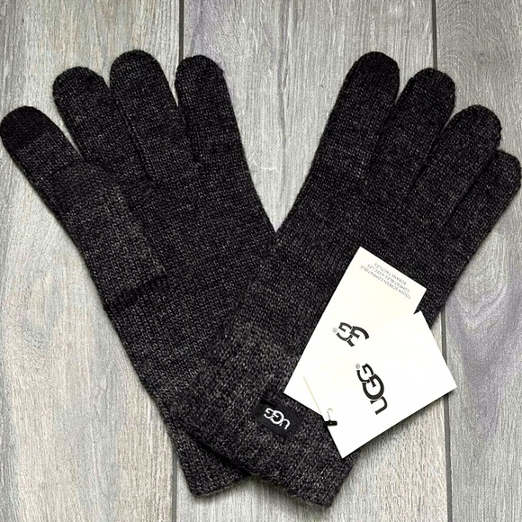 UGG Accessories Ugg Gloves Knit Tech Charcoal Poshmark